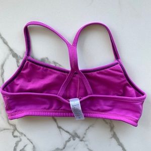 Ivivva by Lululemon Drill Sports Bra, pink, girls size 12, excellent condition